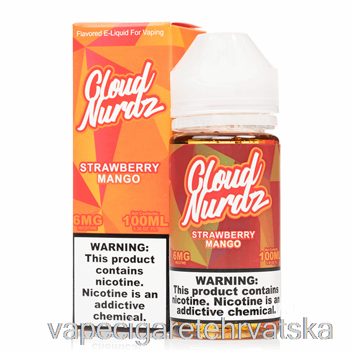 Vape Hrvatska Jagoda Mango - Oblak Nurdz - 100ml 0mg